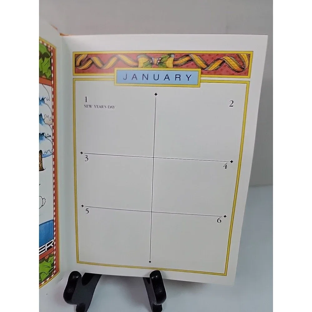 Mary Engelbreit’s Book of Days 1991 Workman Hardcover Planner Journal Calendar